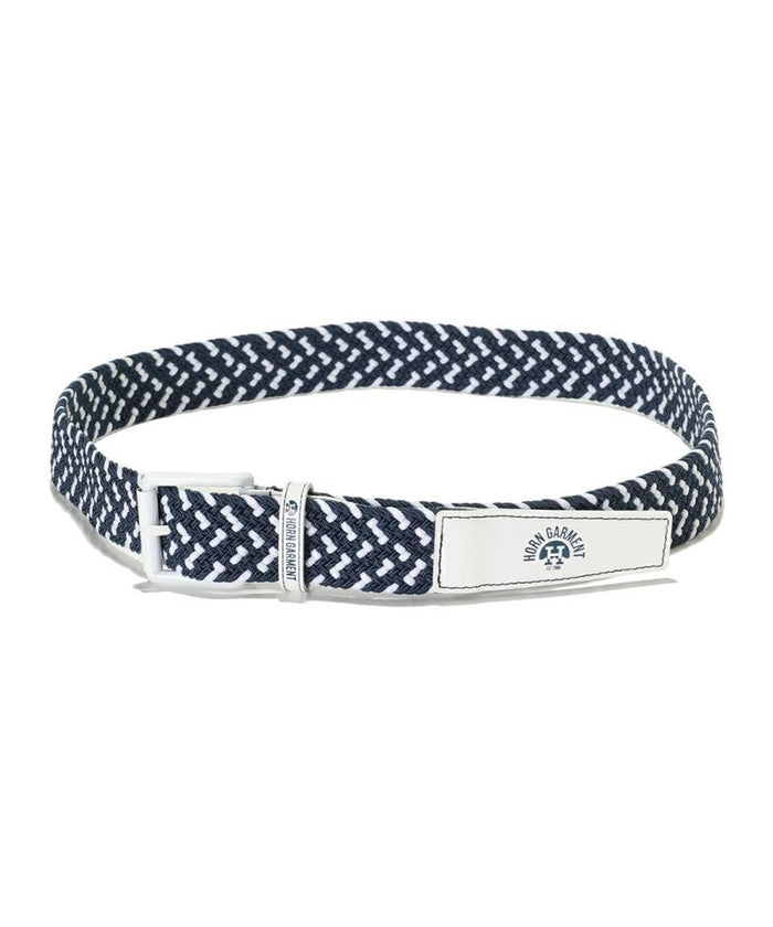 UNISEX Drawl Braided Belt NAVY