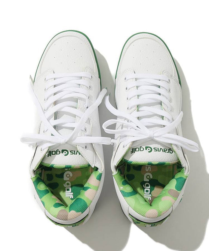Unisex Gravis Lace Hook Golf Shoes White
