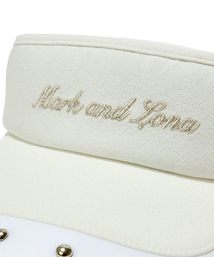 Unisex Royal Stud Sunvisor White