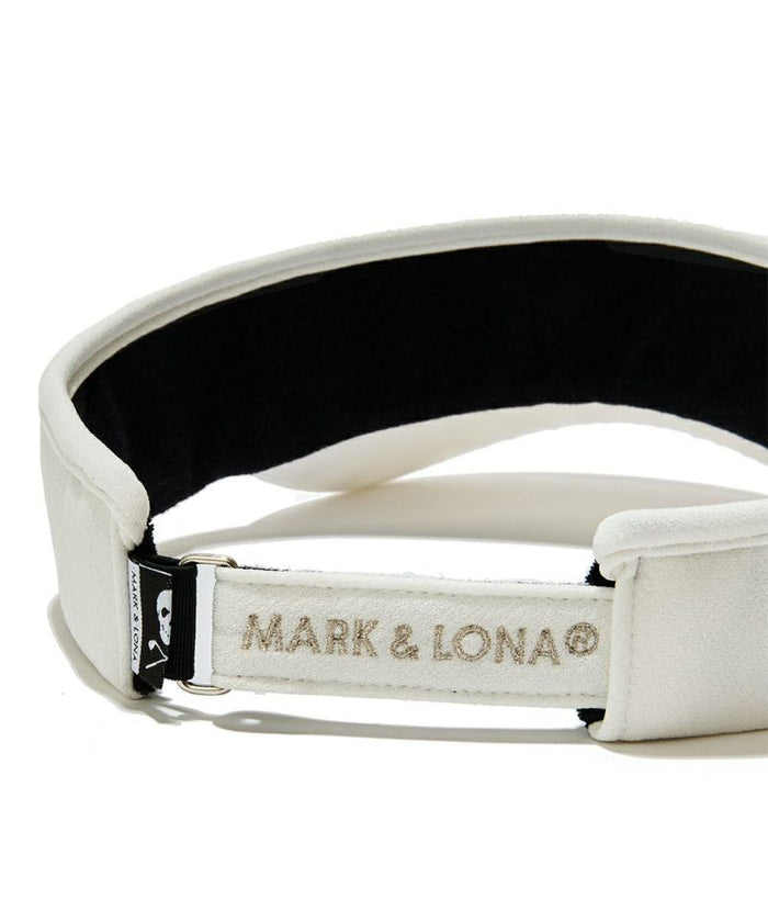 Unisex Royal Stud Sunvisor White