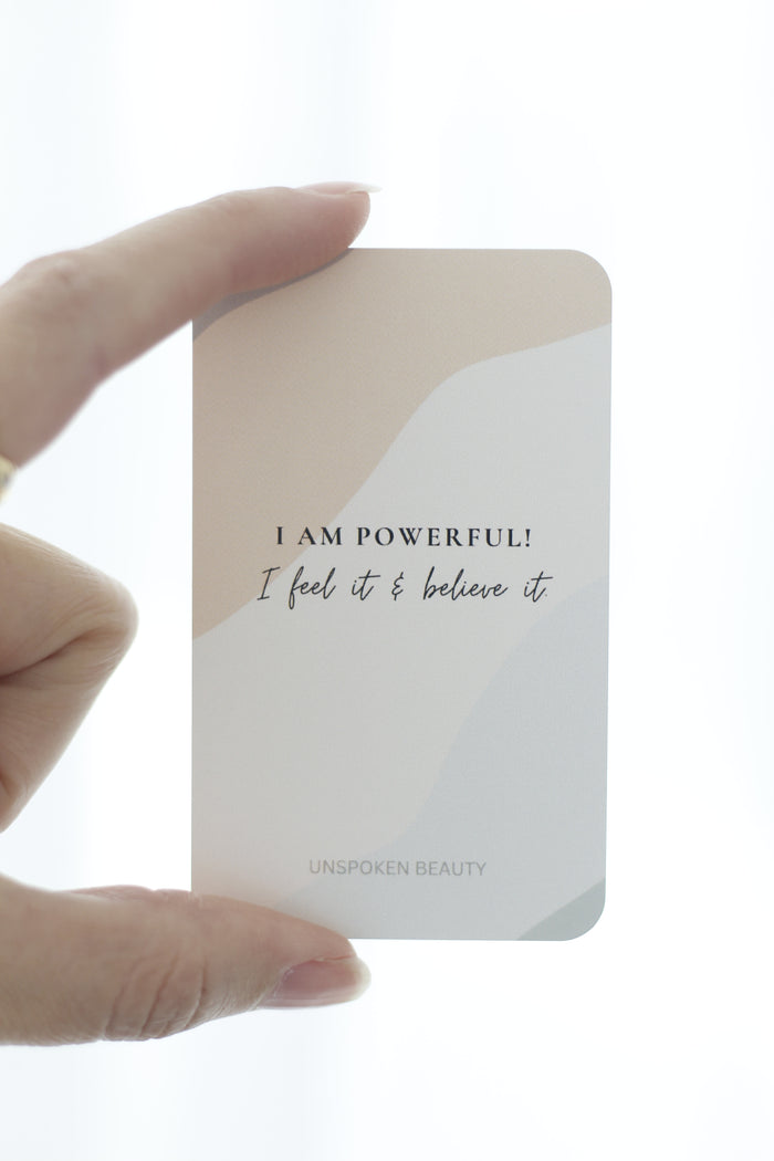 Unspoken Beauty Affirmation Cards - NEW Neutral Designs.