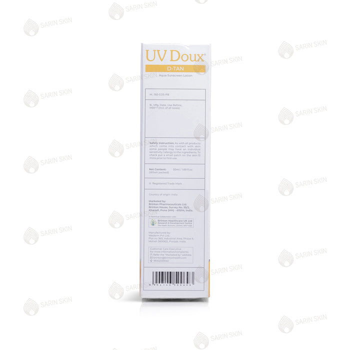 UV Doux D-Tan Aqua Sunscreen Lotion