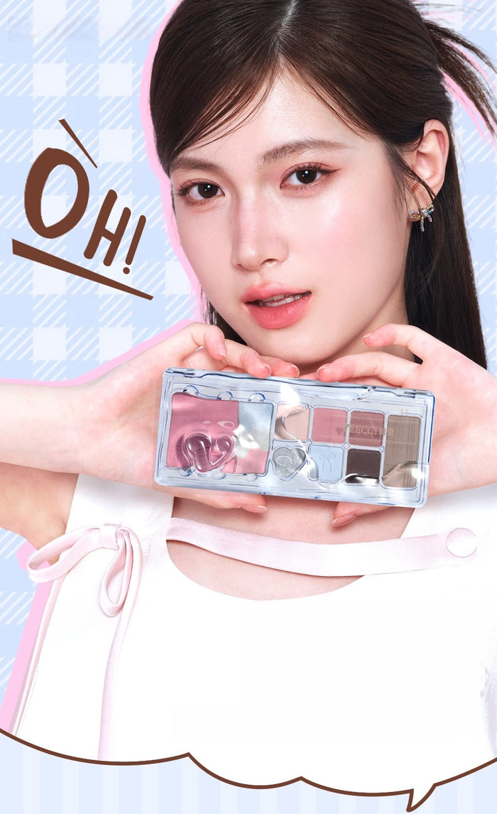 VEECCI Long-wear 9-color Multi-functional Eyeshadow Palette T5511