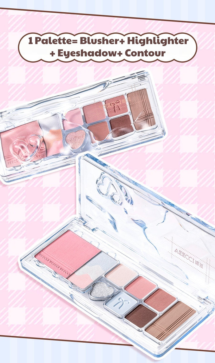 VEECCI Long-wear 9-color Multi-functional Eyeshadow Palette T5511