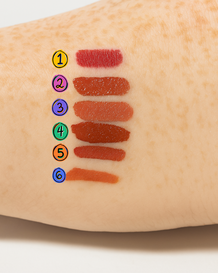 Velvet Matte Lip Stain Set – 6 Shades of Pure Magic