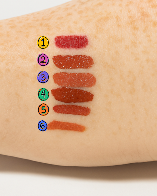 Velvet Matte Lip Stain Set – 6 Shades of Pure Magic