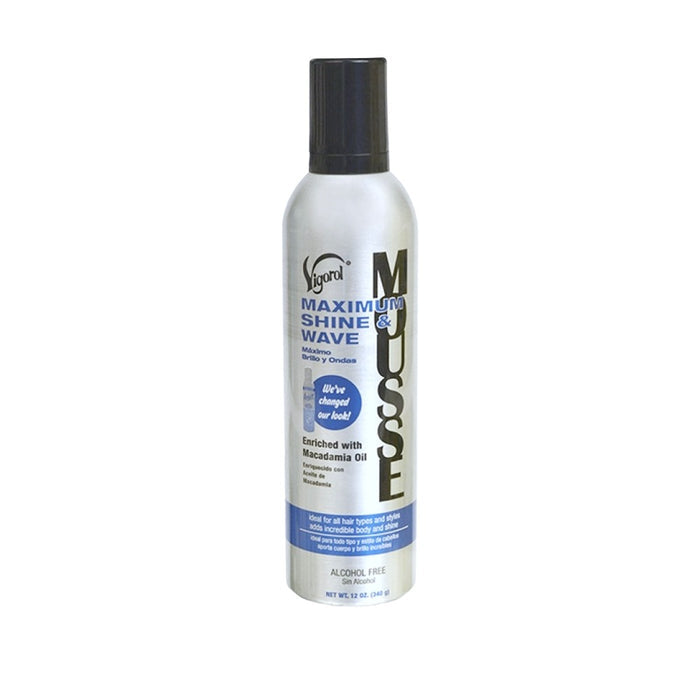 Vigorol Mousse [Maximum Shine & Wave] 12oz