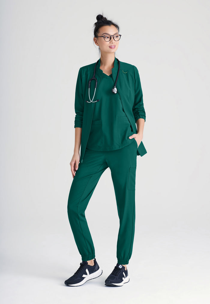 Virtue Warm-Up - Hunter Green - Grey's Anatomy Scrubs