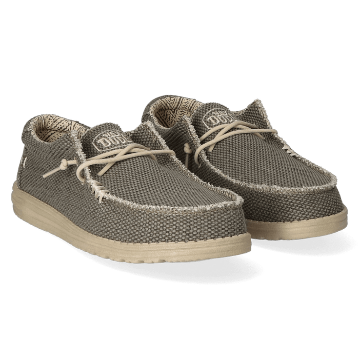 Wally Braided Heren Instappers Army