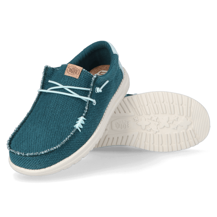 Wally Braided Heren Instappers Deep Green/Harbor Grey