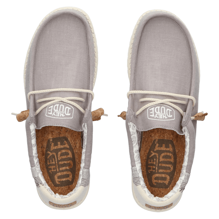 Wally Break Stitch Heren Instappers Grey