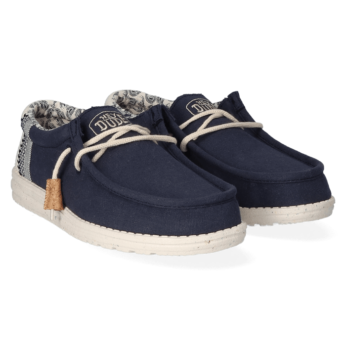 Wally Break Stitch Heren Instappers Navy