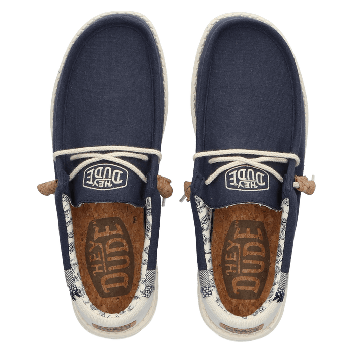Wally Break Stitch Heren Instappers Navy