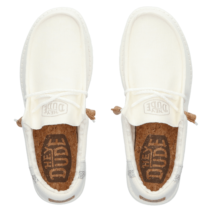 Wally Break Stitch Heren Instappers White