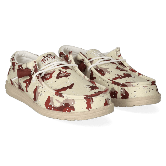Wally Camouflage Heren Instappers Desert Camo