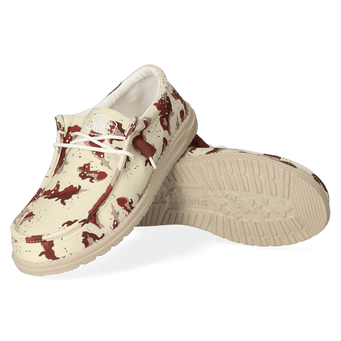 Wally Camouflage Heren Instappers Desert Camo