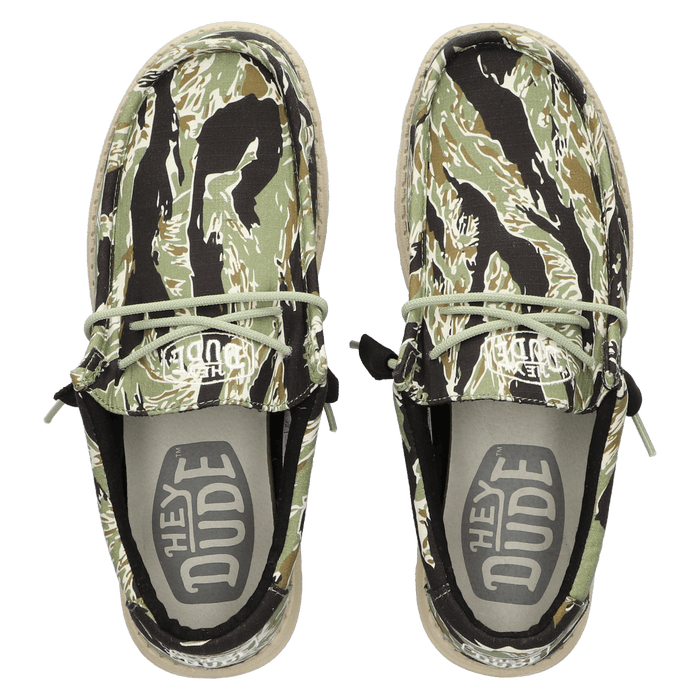 Wally Camouflage Heren Instappers Tiger Stripe Camo