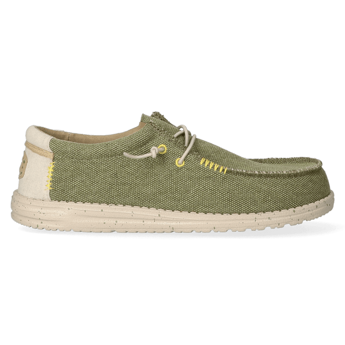 Wally Coastline Jute Heren Instappers Olive
