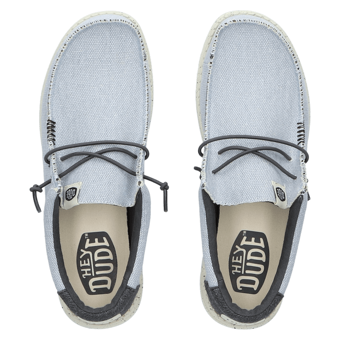 Wally Coastline Jute Heren Instappers Stone White