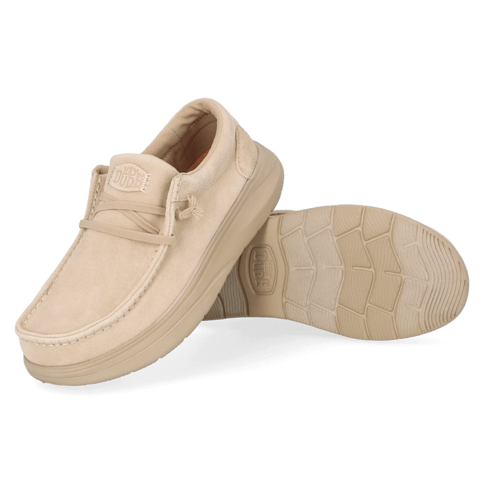 Wally Comf Suede Heren Instappers Tan