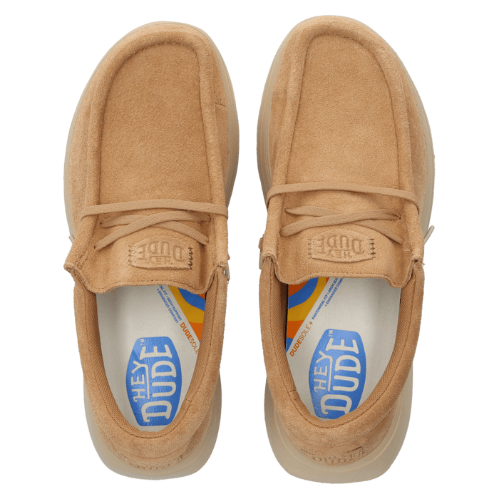Wally Comf Suede Heren Instappers Tobacco Brown/Irish Cream