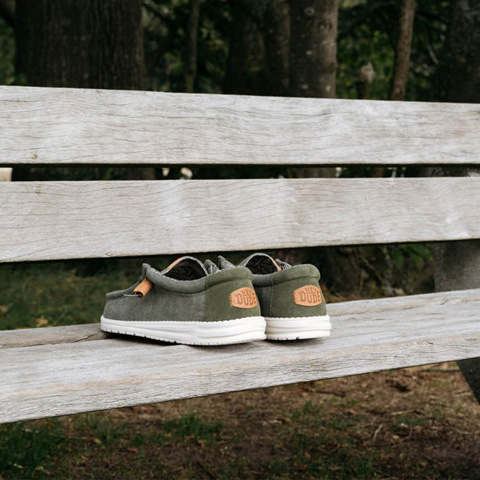 Wally Corduroy Heren Instappers Olive