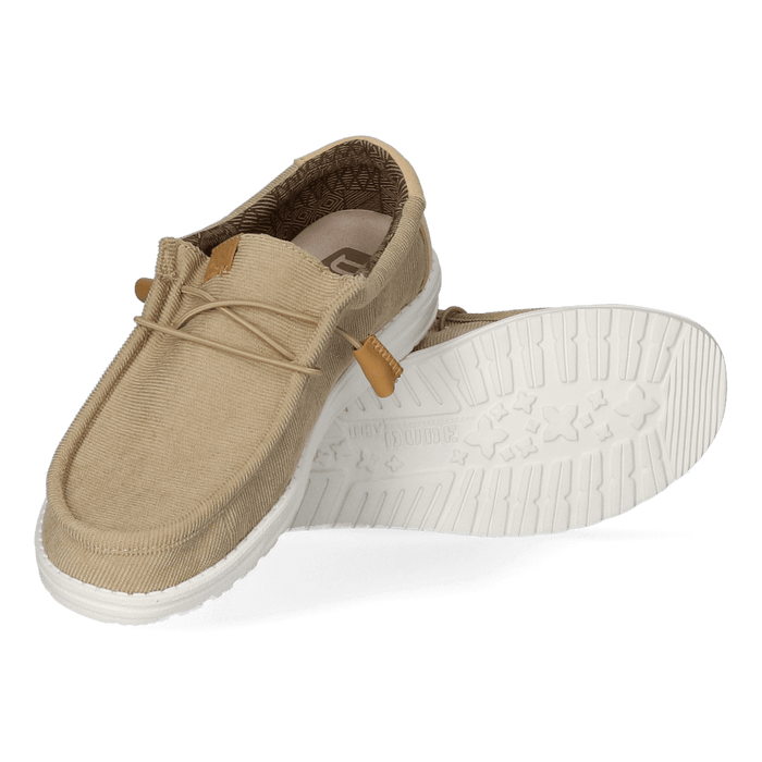 Wally Corduroy Heren Instappers Tan