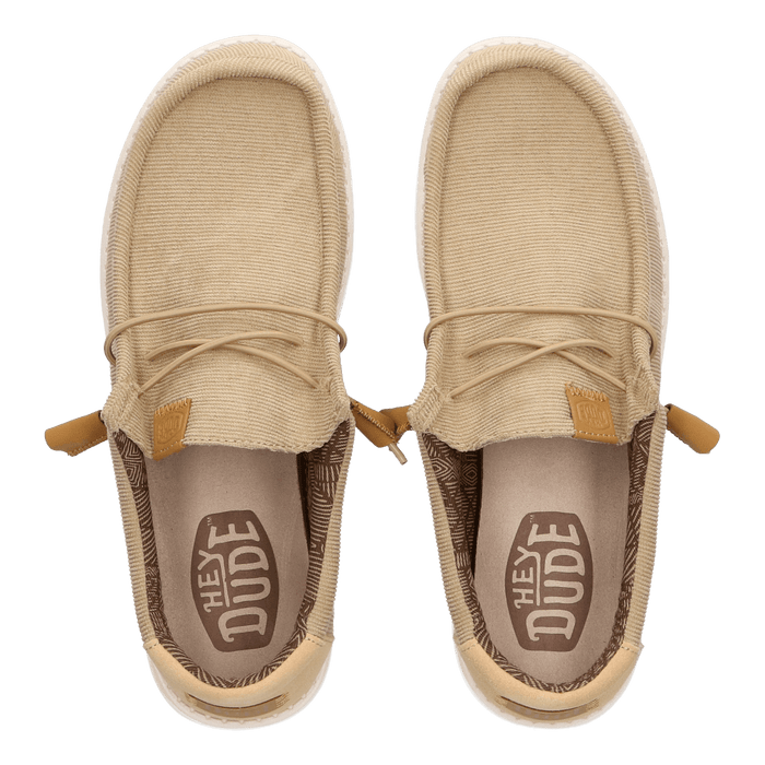 Wally Corduroy Heren Instappers Tan