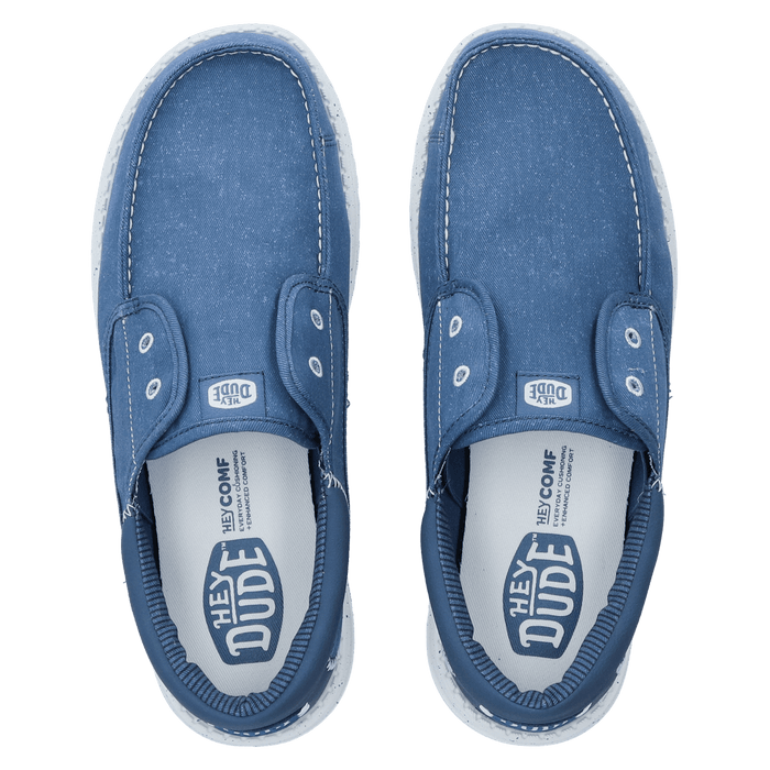 Wally Cru Stretch Canvas Heren Loafers Ensign Blue/Multi