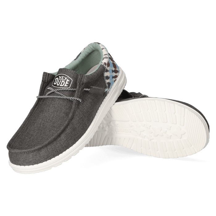 Wally Funk Heren Instappers Tie Dye Grey