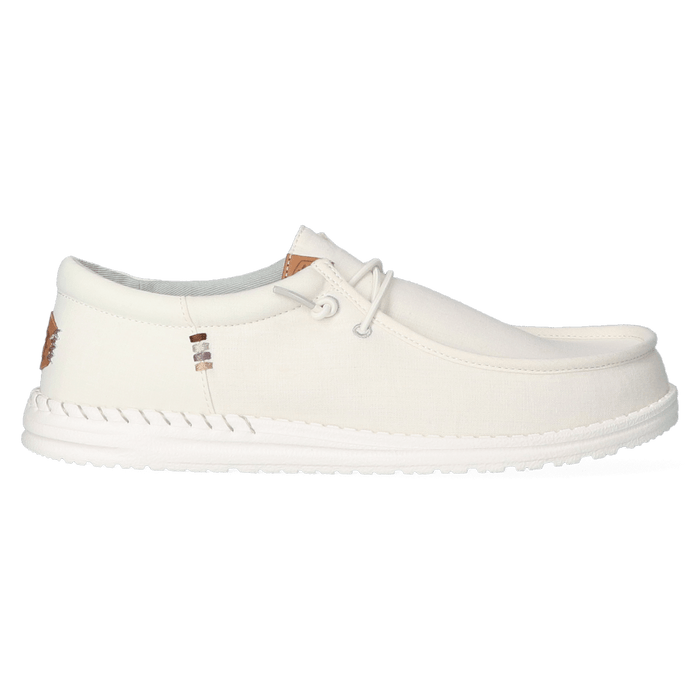 Wally Funk Nylon Craft Heren Instappers Stone White