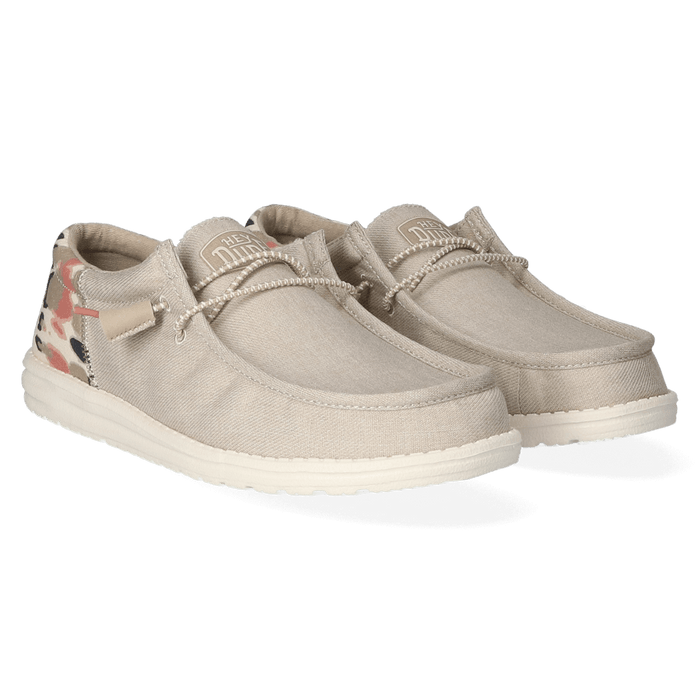 Wally Funk Tie Dye Heren Instappers Tan