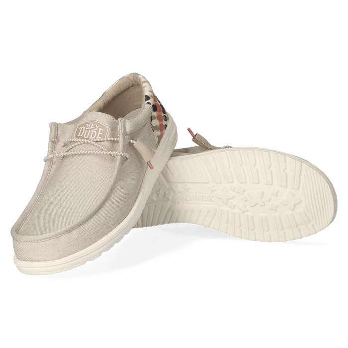 Wally Funk Tie Dye Heren Instappers Tan