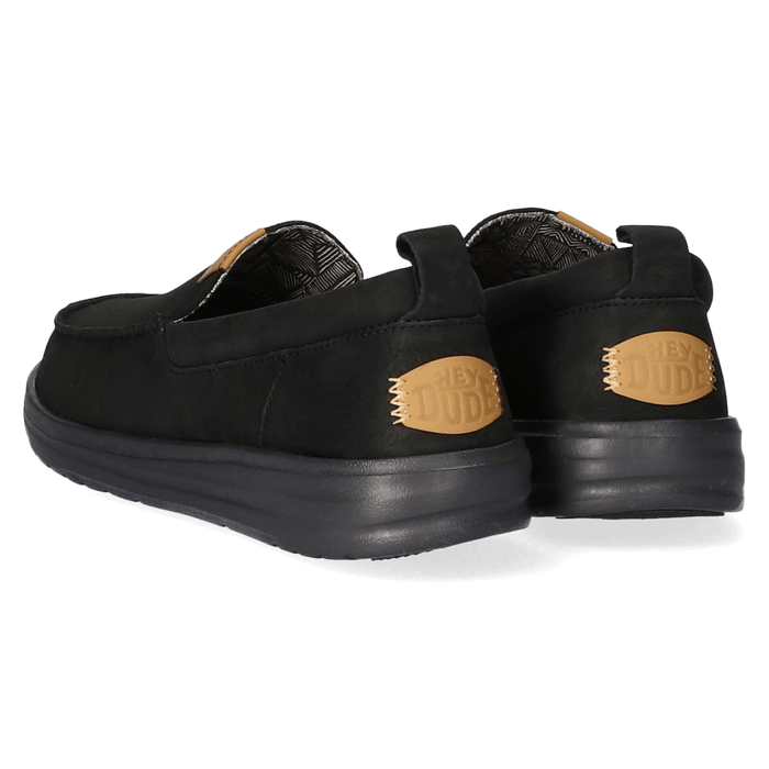 Wally Grip Moc Craft Leather Heren Mocassins Black
