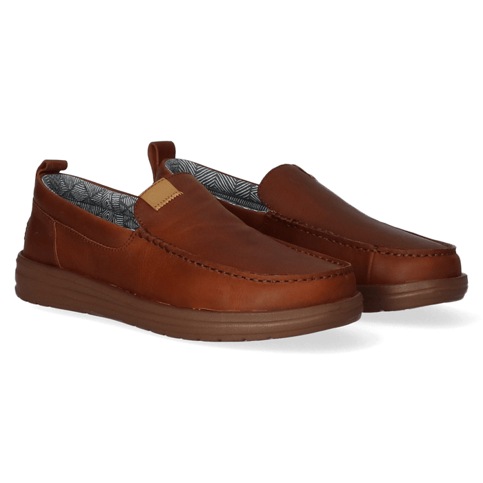 Wally Grip Moc Craft Leather Heren Mocassins Brown