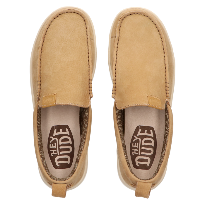 Wally Grip Moc Craft Leather Heren Mocassins Tan
