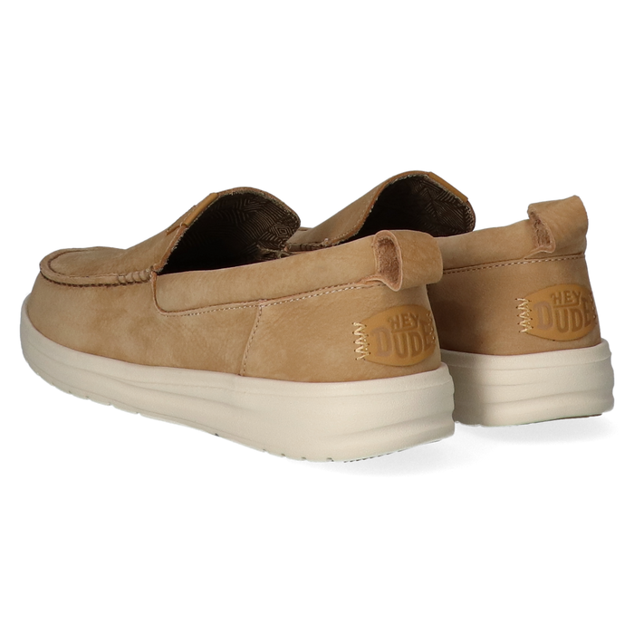 Wally Grip Moc Craft Leather Heren Mocassins Tan