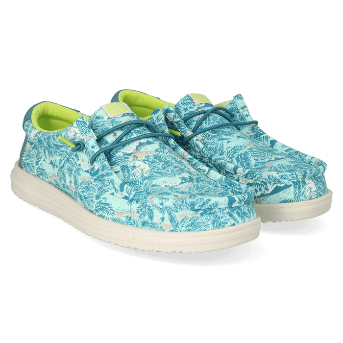 Wally H2O Heren Instappers Tropical Blue/Tropical