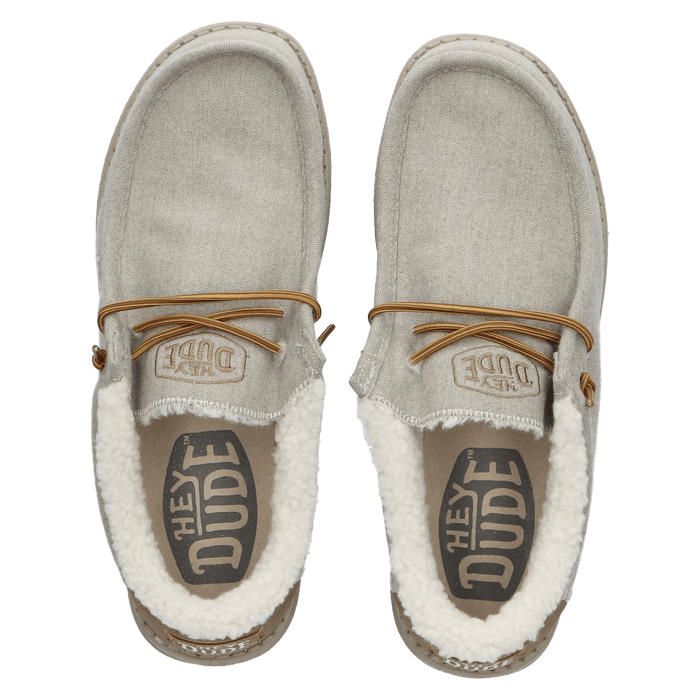 Wally Herringbone Heren Instappers Grey