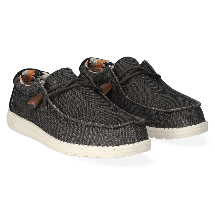 Wally Knit Heren Instappers Charcoal
