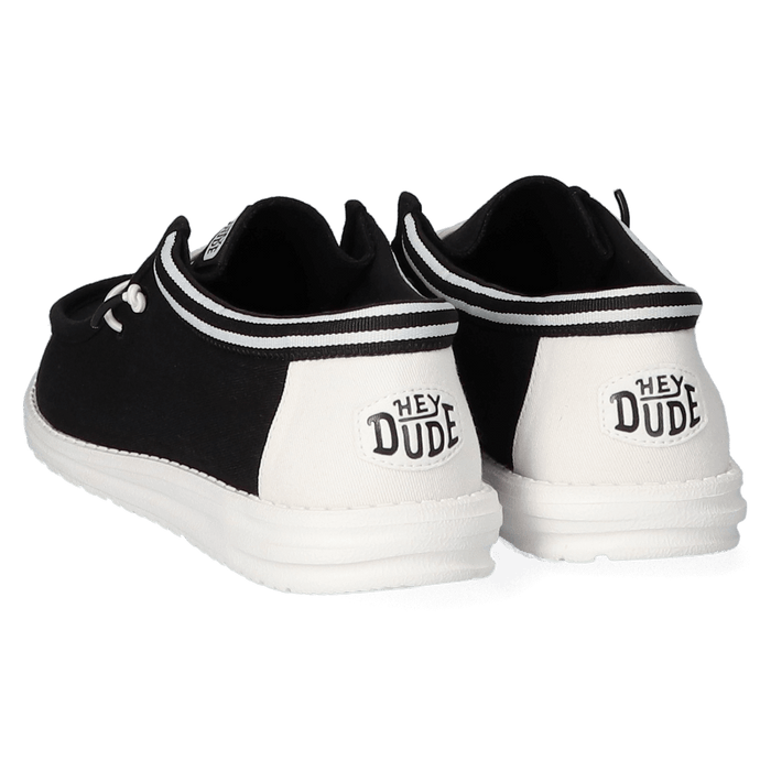 Wally Letterman Heren Instappers Black/White