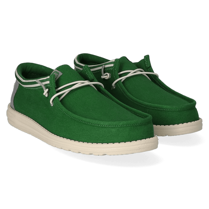 Wally Letterman Heren Instappers Green/White