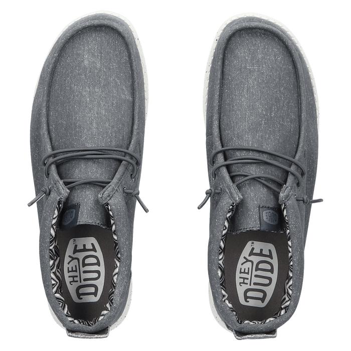 Wally Mid Canvas Heren Instappers Grey