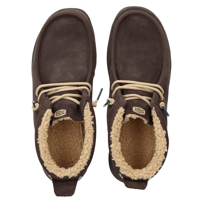 Wally Mid GripR Warmth Heren Instappers Mole Brown