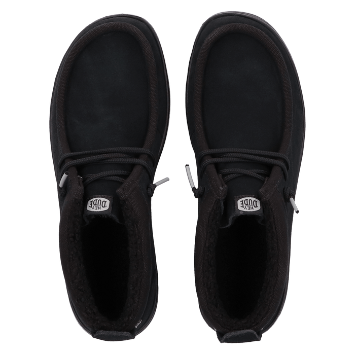 Wally Mid GripR Warmth Heren Instappers Black/Black