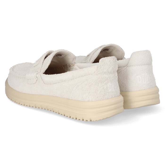 Wally NXT Heren Loafers Suede Egret/Wood Ash