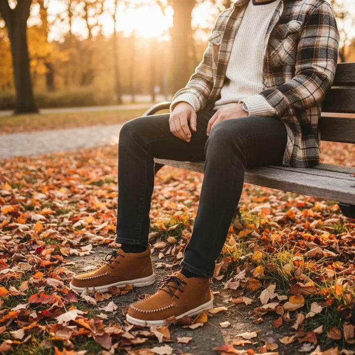 Wally NXT Mid Heren Boots Suede Spice Brown/Wood Ash