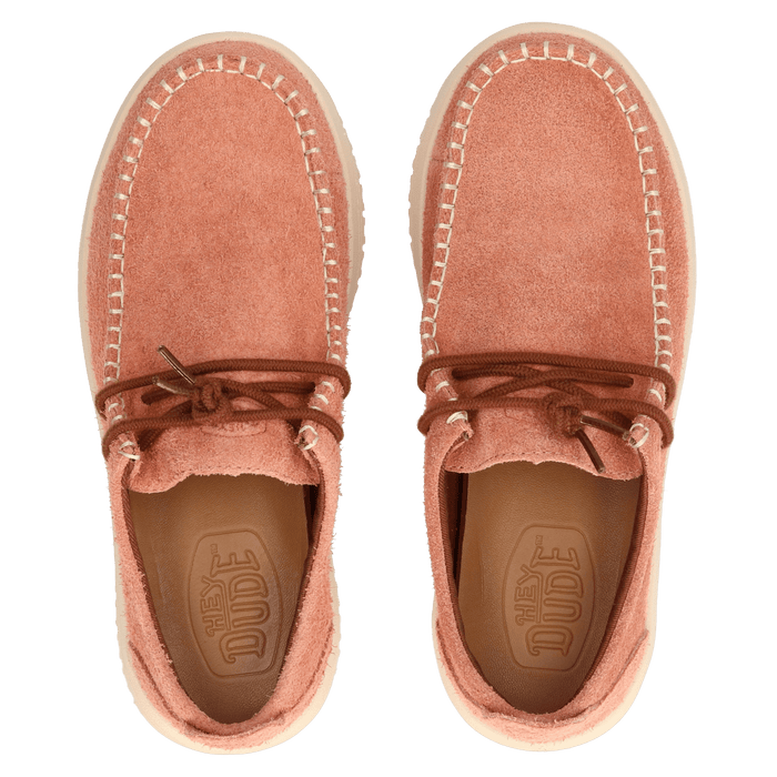 Wally NXT Moc Heren Mocassins Suede Copper Brown/Wood Ash