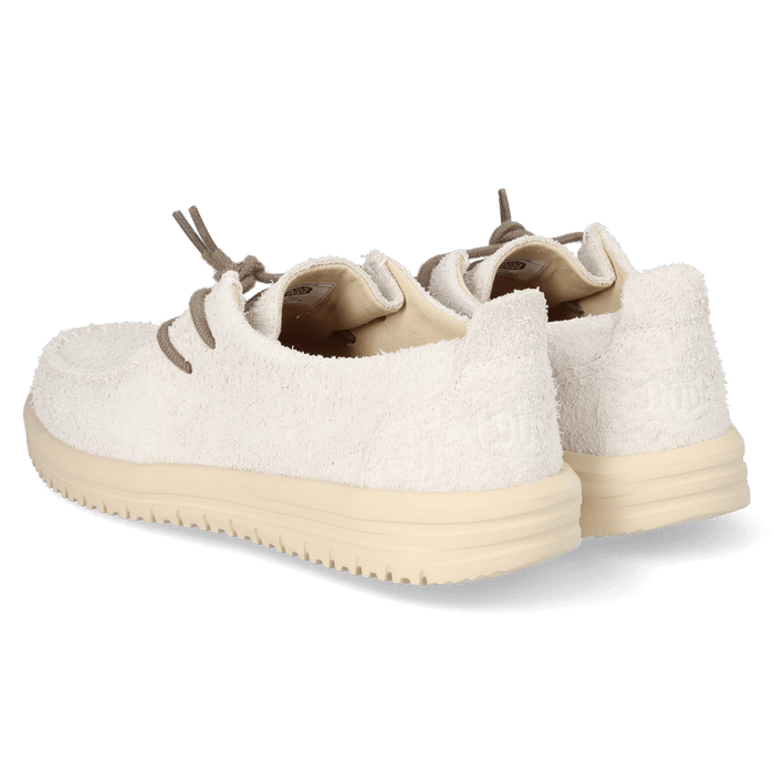Wally NXT Moc Heren Mocassins Suede Egret/Wood Ash