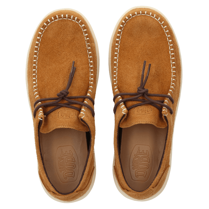 Wally NXT Moc Heren Mocassins Suede Spice Brown/Wood Ash